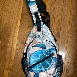 Turtle Print Sling Bag